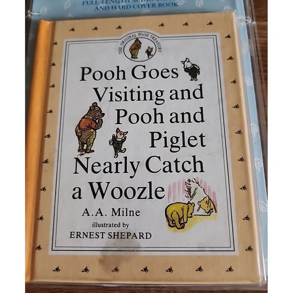 Vintage Read Along Winnie The Pooh Cassette And Book Pooh Goes Visiting, Pooh... - Picture 3 of 6